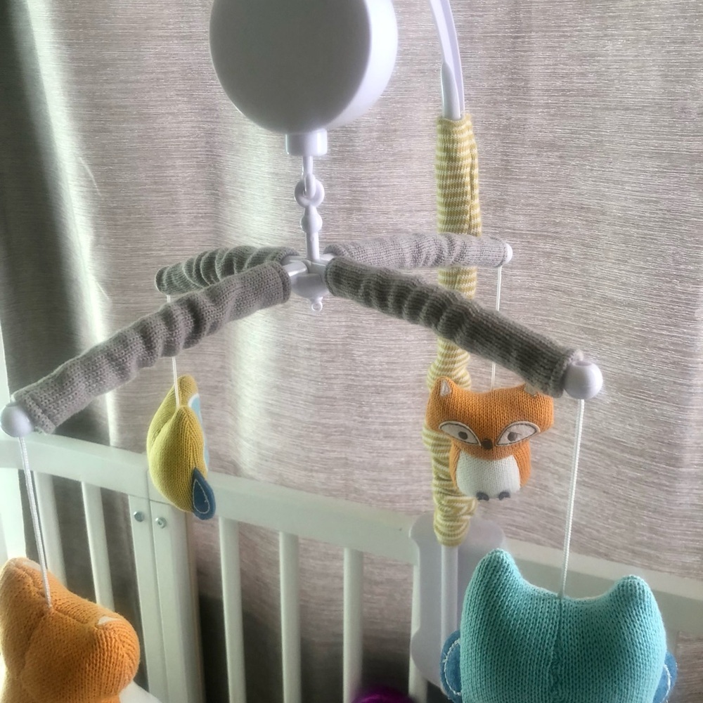 Lolli Living Baby Crib Mobile (woodland theme)